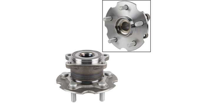 Rear Wheel Bearing Kit Toyota Rav4 Lll 2.0I, 2.2I D-4D (06-13), Rav4 Lv 2.2D 4X4 (2013-) (For 1 W...