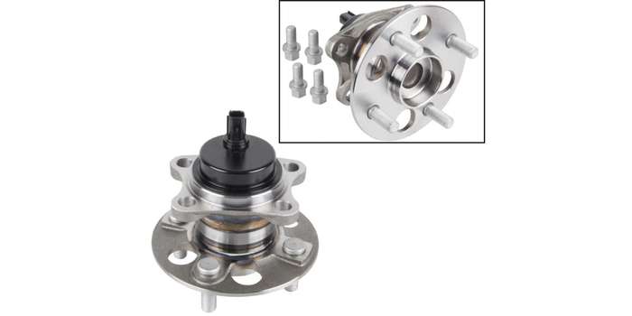 Rear Wheel Bearing Kit Toyota Yaris 1.0,1.3, 1.5, 1.8, Toyota Vitz (2005-) (For 1 Wheel only)
