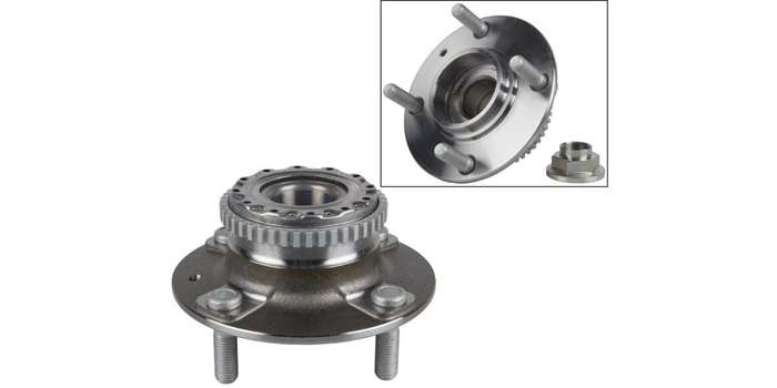 Rear Wheel Hub Bearing Kit Hyundai Elantra Xd 1.6, 2.0, I10 Pa 1.1, 1.2, Matrix 1.6, 1.8, Kia Cer...