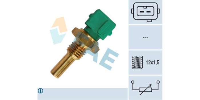 Temperature Switch 2Pin M12X1.5 Ford,Mazda B3,Zm (FAE) (33360)