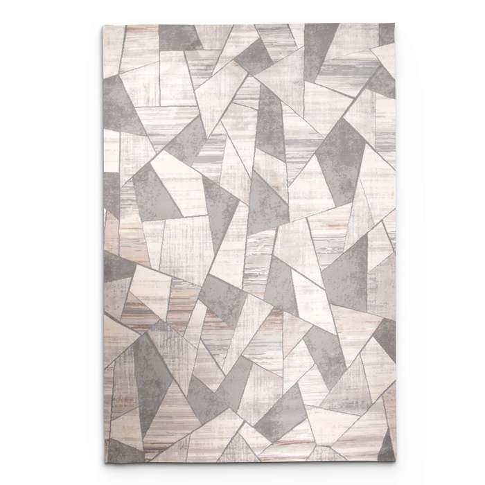 Rainbow Velunara Cream Light Grey Rug