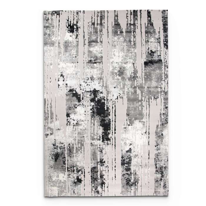 Alin Serune Black Grey Rug