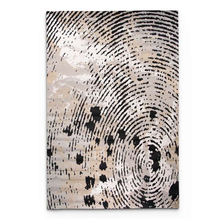 Diamond Dorell Black Rug
