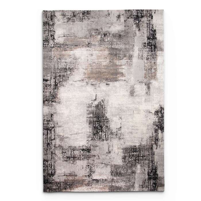 Merry Jemlo Grey Black Rug