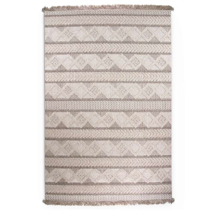 Jute Harvest Line Beige Rug