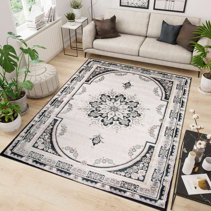 Hereke Sirvan Black Rug