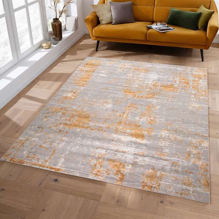 Diamond Zarex Grey Yellow Rug