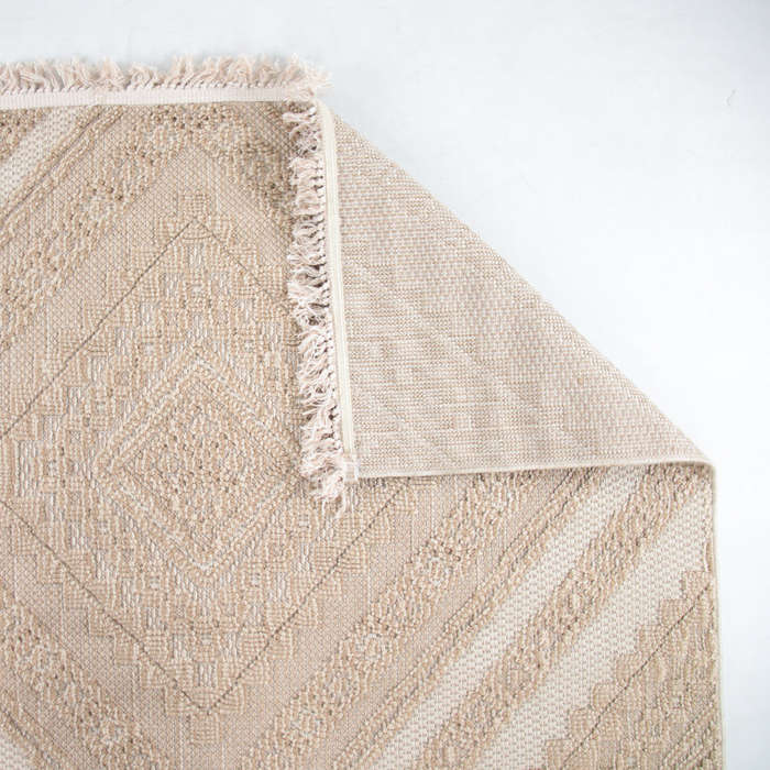 Jute Linen Aura Beige Rug