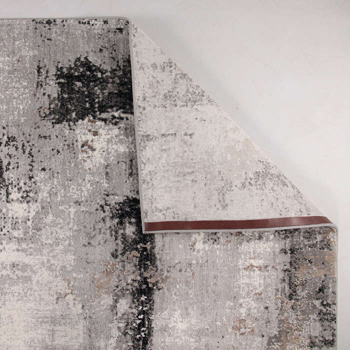 Merry Tivvy Grey Black Rug