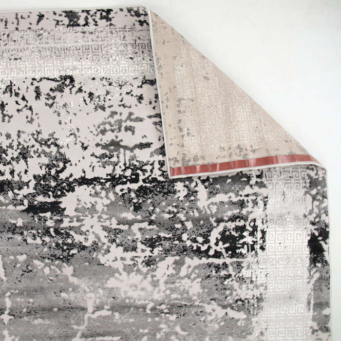 Alin Solure Black Grey Rug
