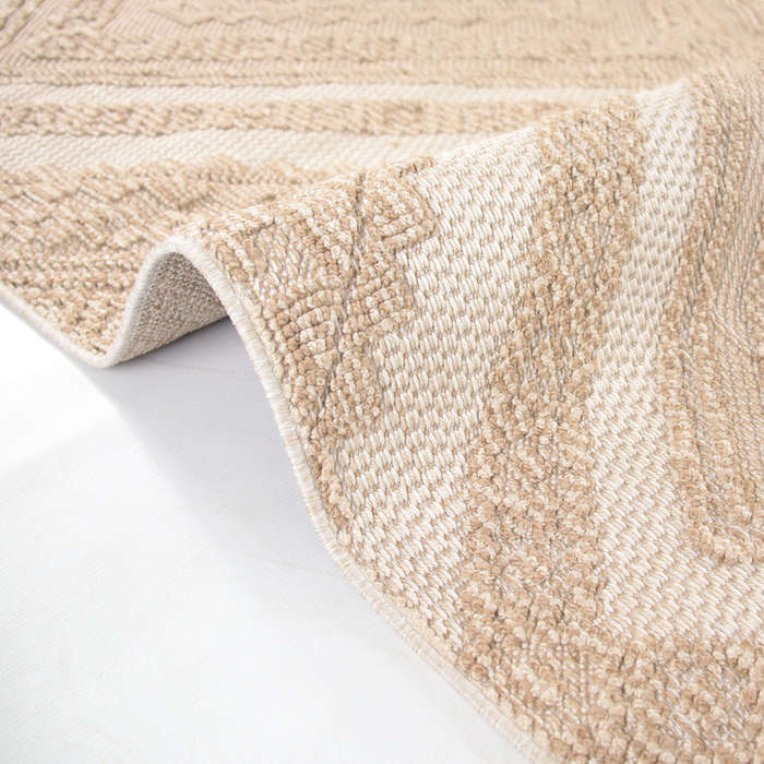 Jute Linen Aura Beige Rug