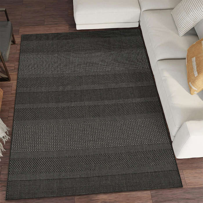 Natura Jute Juvia Black Rug