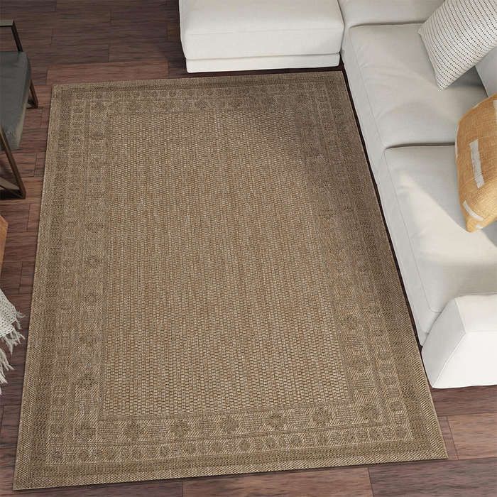 Natura Jute Elora Brown Rug