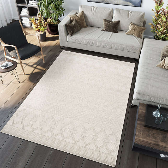 Delhi Taviq Light Beige Rug