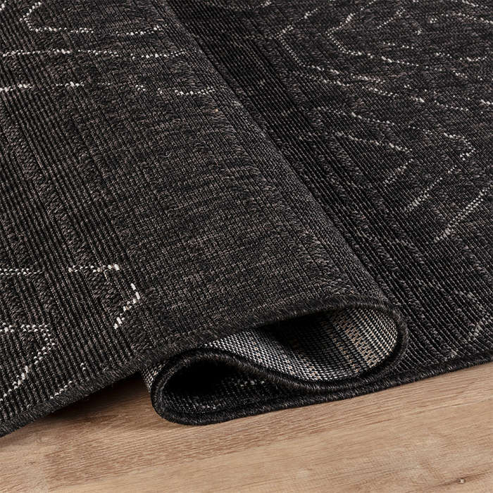 Natura Jute Mylae Black Rug
