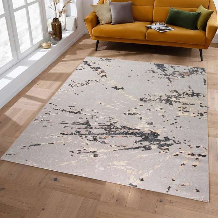 Alin Grey Antrasit Modern Rug - 05669A