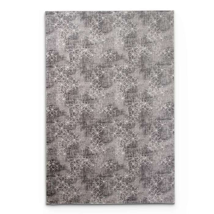 Digital Snowflake Washable Rug