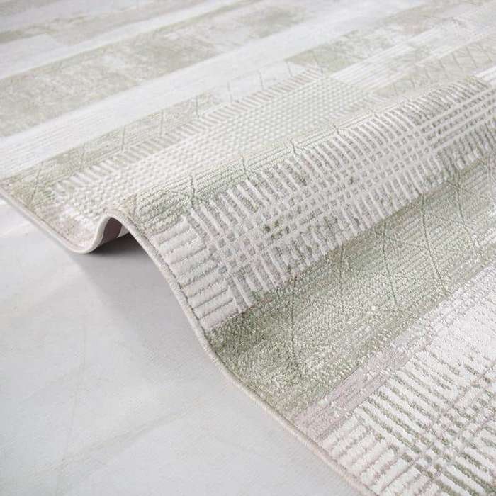 Diva Cream Green Rug - MR414