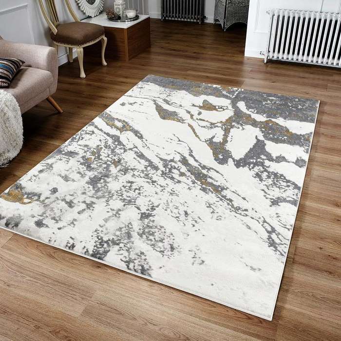 Elit Cave Grey Gold Rug