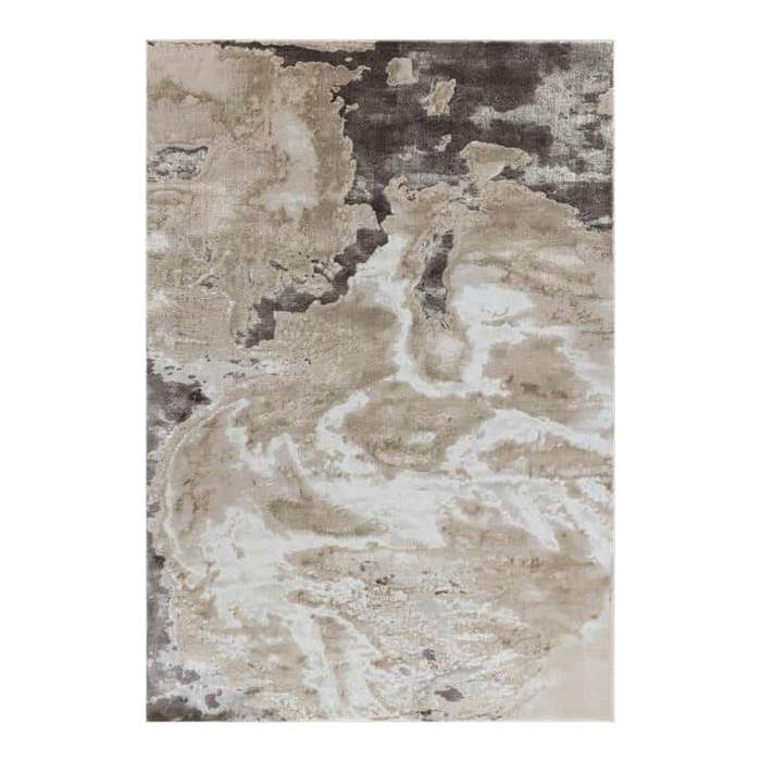 Elit Crimp Beige Brown Rug