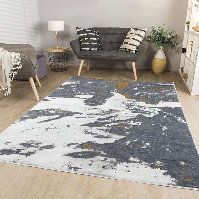 Elit Forest Grey Gold Rug