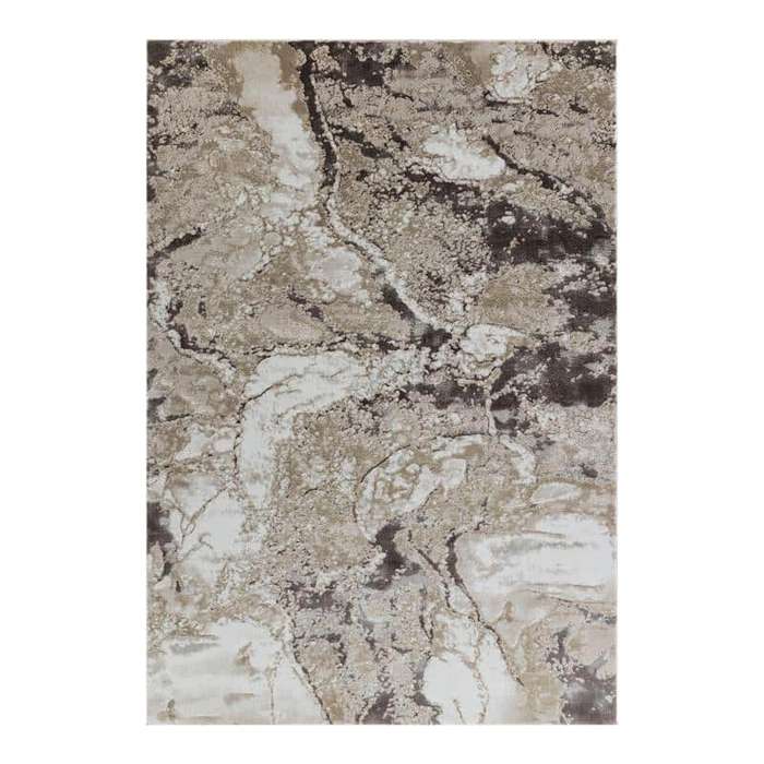 Elit Zenpine Beige Brown Rug