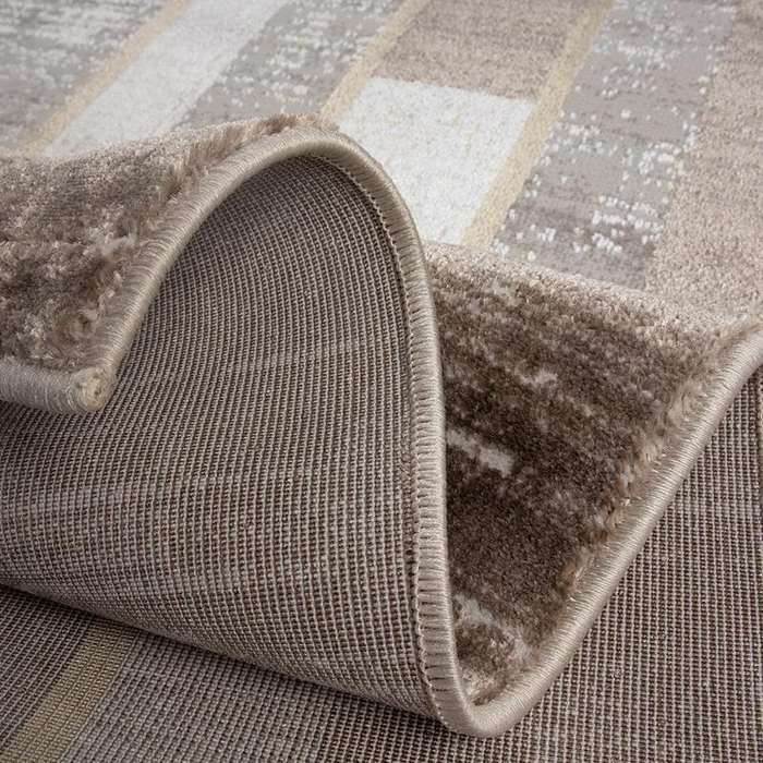 Star Modern Dark Brown Frame Rug