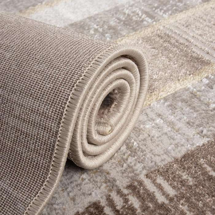 Star Modern Dark Brown Frame Rug