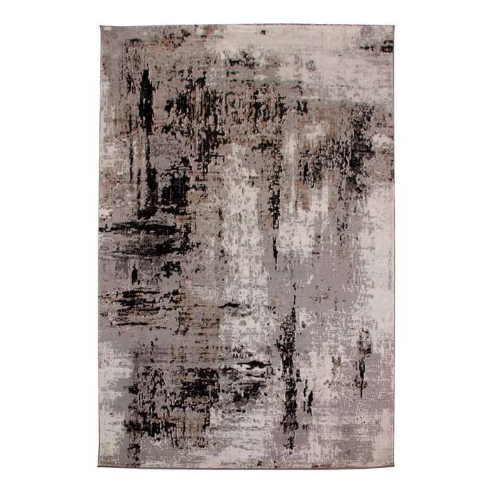Diva Black Brush Rug