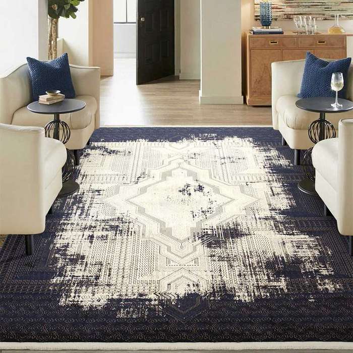 Trend Navy Trans Rug