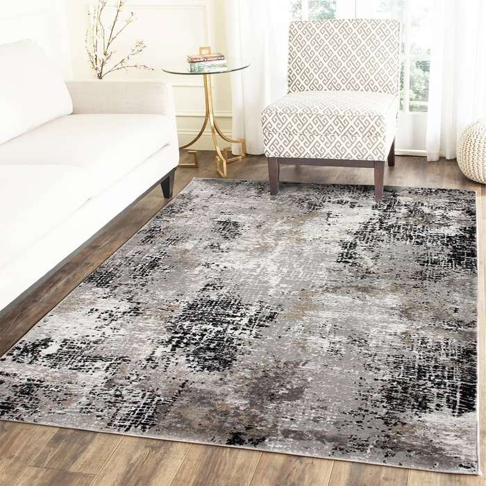 Merry Black Dot Rug