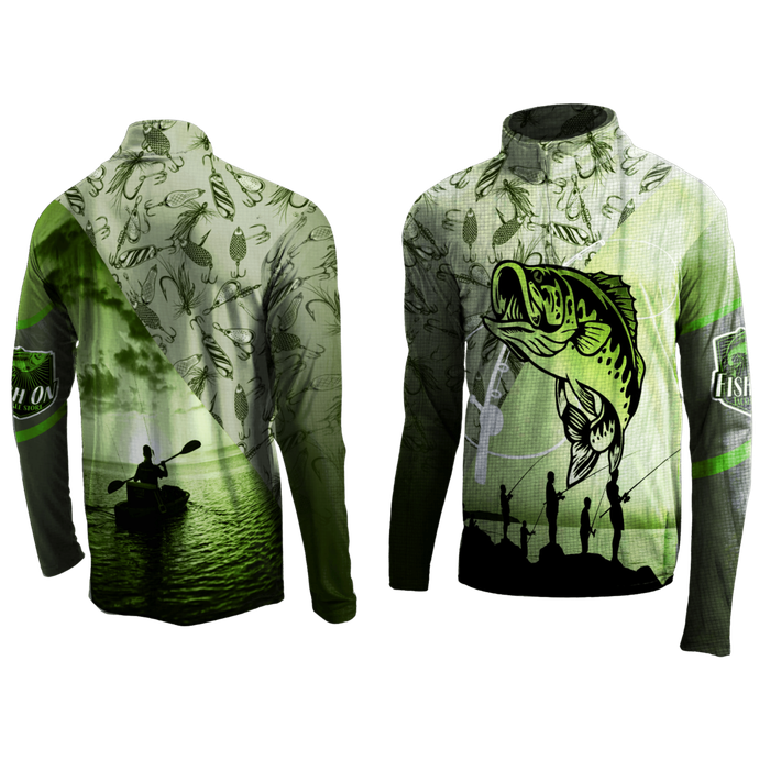 Fish On Long Sleeve Fishing Shirts