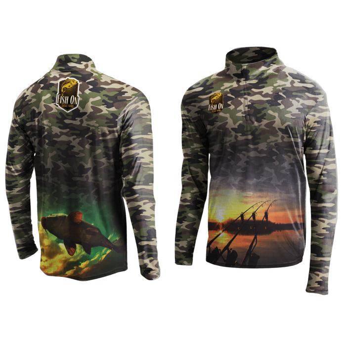 Fish On Long Sleeve Fishing Shirts
