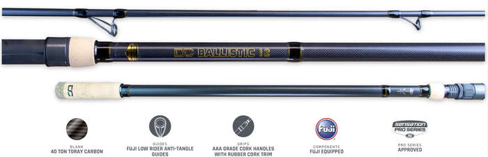 Sensation DC Ballistic Carp 12FT 2pc