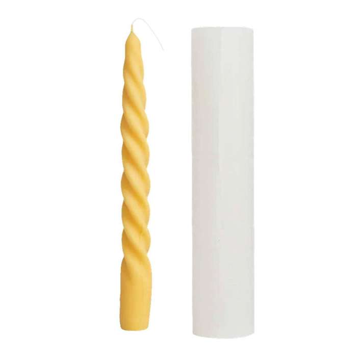 3D Silicone Candle Molds Twist