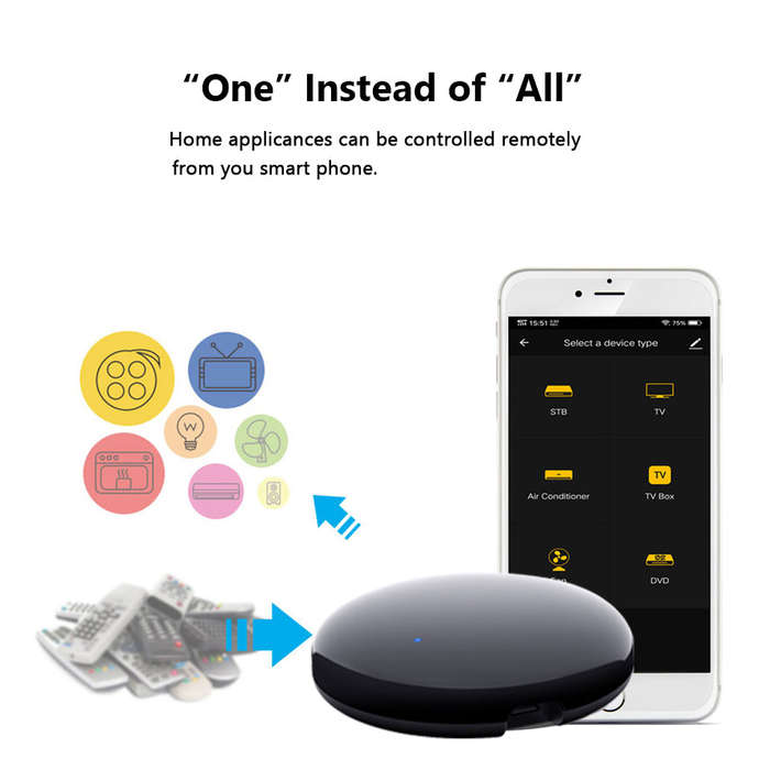 InfraRed remote control (round)
