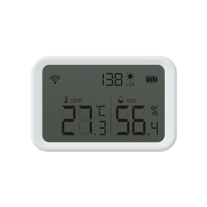 Temperature Humidity Brightness Sensor with LCD