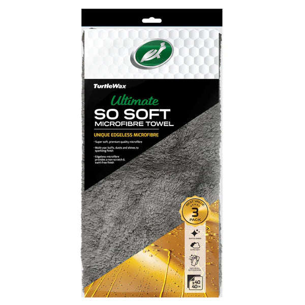 Turtle Wax Ultimate So Soft Microfibre Towel (3 pcs)
