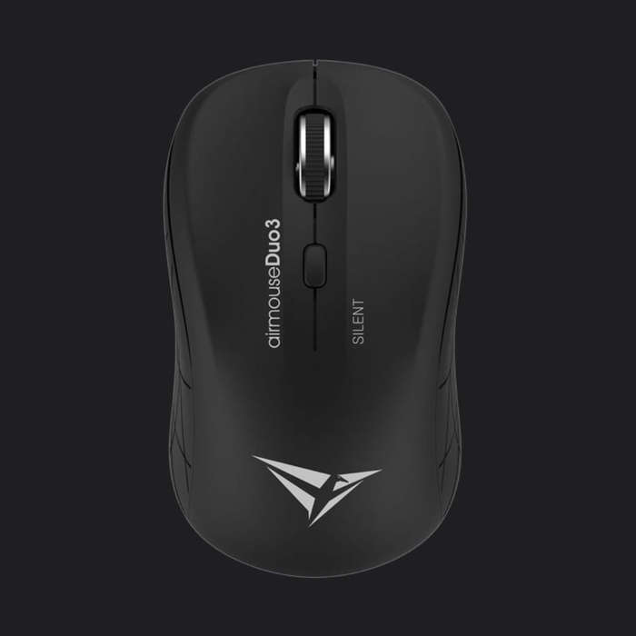 Alcatroz Airmouse Duo 3 Silent Wireless and Bluetooth Mouse - Black
