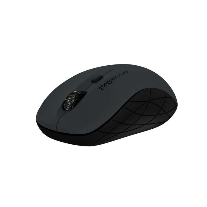 Alcatroz Airmouse Duo 3 Silent Wireless and Bluetooth Mouse - Carbon