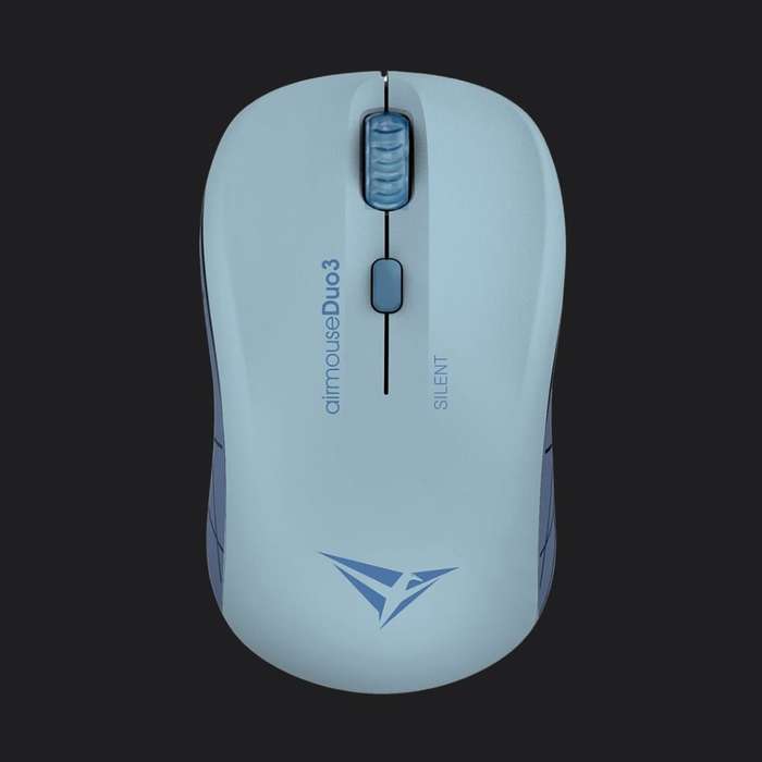 Alcatroz Airmouse Duo 3 Silent Wireless and Bluetooth Mouse - Raindrop