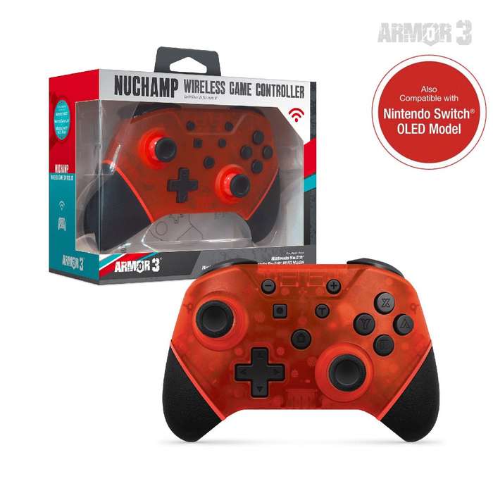 Armor3 NuChamp Wireless Switch Controller - Ruby Red