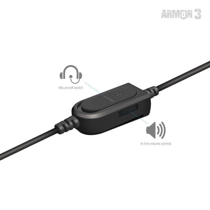 Armor3 SoundTac Universal Gaming Headset - Red