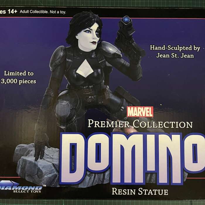 Domino | Marvel Comic Premier Collection | Resin Statue | Diamond Select Toys | Collectible | Toy...