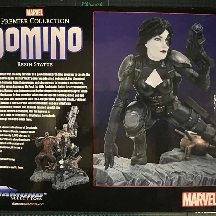 Domino | Marvel Comic Premier Collection | Resin Statue | Diamond Select Toys | Collectible | Toy...
