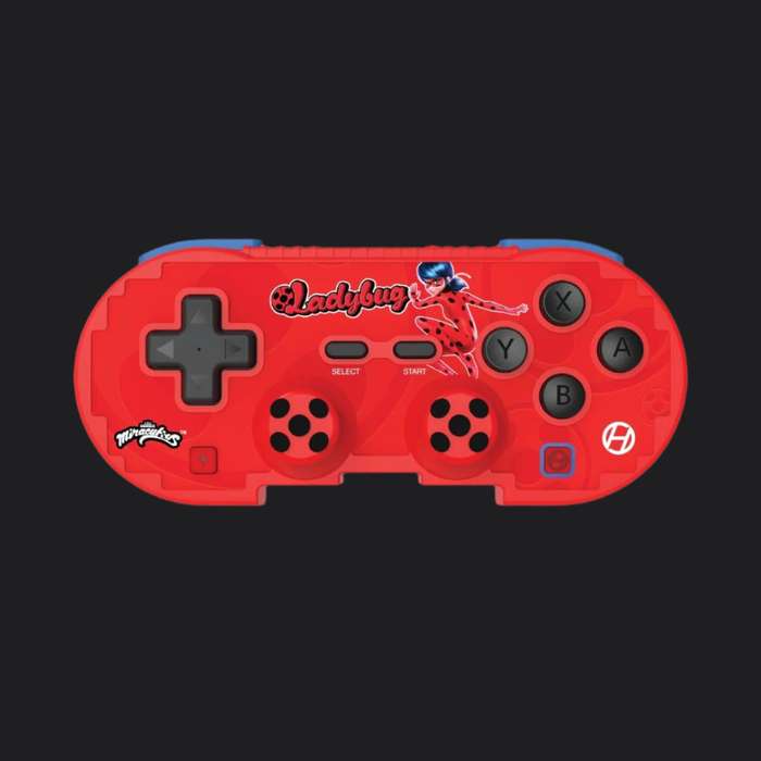 Hyperkin Official Miraculous Pixel Art Bluetooth Switch Controller - Ladybug