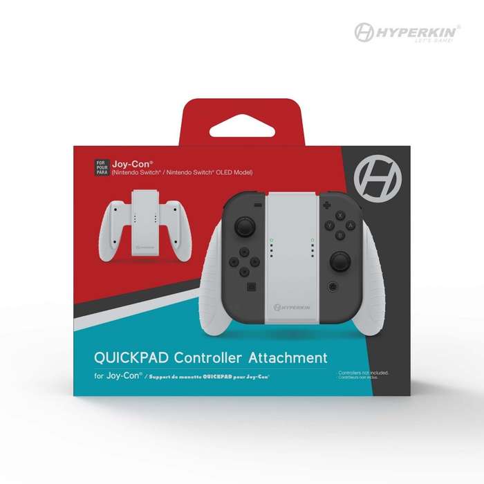 Hyperkin QUICKPAD Controller Attachment for Switch and Switch OLED - White