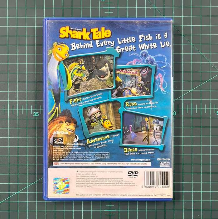 Shark Tale | PS2 | PlayStation 2 | Used Game | No Manual