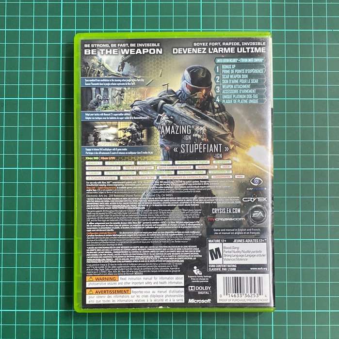 Crysis 2 | Limited Edition | XBOX 360 | Used Game