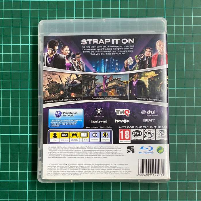Saints Row : The Third | PS3 | PlayStation 3 | Used Game | No Manual